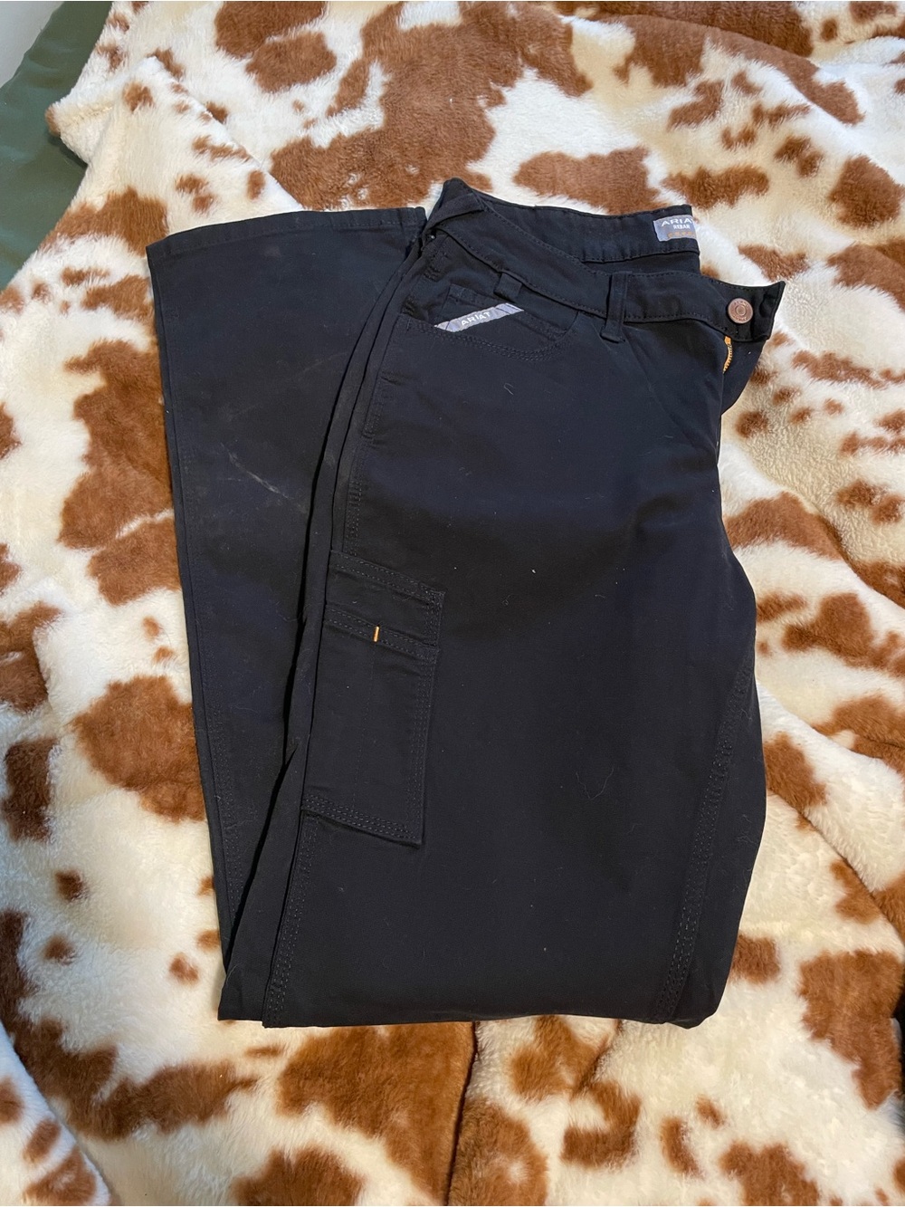 Ariat Rebar Black Women’s Work Pants, size 30L